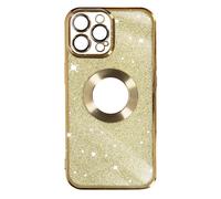 Coque pour iPhone 13 Pro Max Paillette Amovible Série Protecam Spark Dorée