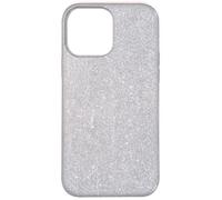 Coque pour iPhone 13 Pro Max Paillette Amovible Silicone Semi-rigide Argent