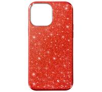 Coque pour iPhone 13 Pro Max Paillette Amovible Silicone Semi-rigide Rouge