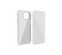 Coque pour iPhone 13 Pro Max Silicone Souple et Film Verre Trempé 9H Transparent