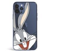 Coque pour iPhone 13 Pro Officiel de Warner Bros Bugs Bunny Silhouette Transparent - Looney Tunes