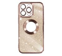 Coque pour iPhone 13 Pro Paillette Amovible Silicone Gel Rose Gold