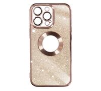 Coque pour iPhone 13 Pro Paillette Amovible Silicone Série Protecam Spark Rose champagne