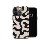Coque pour iPhone 13 Pro Plastique Art Wave Noir