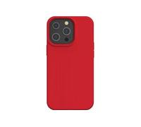 Coque pour iPhone 13 Pro Rigide en Silicone Soft Touch Rouge