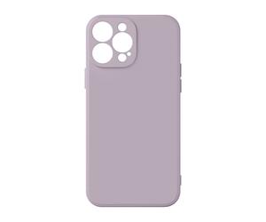 Coque pour iPhone 13 Pro Silicone Semi-Rigide avec Finition Soft Touch Violet