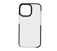 Coque iPhone 13 Pro Silicone Souple Flexible Fine Légère Contour Noir Akashi