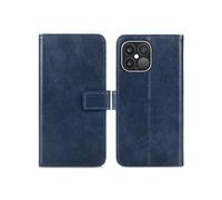 Coque pour iPhone 13 Pro Similicuir Bleu foncé