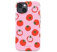 Coque pour iPhone 13 Série Tough Motif Salsa Compatible MagSafe Burga Rose Rose