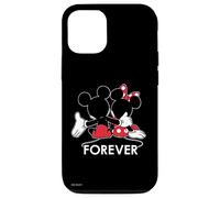 Coque pour iPhone 13 Silhouettes Disney de Mickey et Minnie Mouse pour toujours