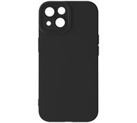 Avizar Coque pour iPhone 13 Silicone Mat Protection Caméra Noir