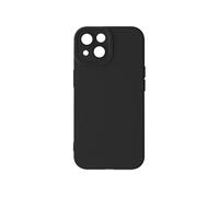 Avizar Coque pour iPhone 13 Silicone Mat Protection Caméra Noir