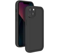 Coque pour iPhone 13 Silicone Soft Touch Bordures Surélevées Noir