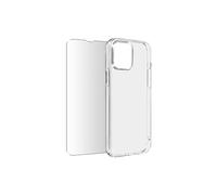 Coque iPhone 13 Silicone Souple Film Verre Trempé 9H Transparent