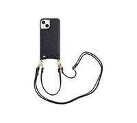Selencia Coque de télephone Nova avec cordon et porte-cartes pour Apple iPhone 14 / 13 - Noir