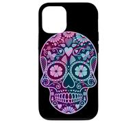 Coque pour iPhone 13 Tête de mort mexicaine Jour de nos morts Dias Dos Muertos Halloween
