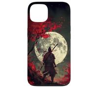 Coque pour iPhone 13 Une confrontation entre samouraïs au clair de lune