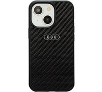 Coque Pour IPhone 14 Audi Carbone Noir Argent