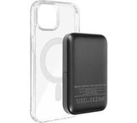 Coque pour iPhone 14 et Powerbank 5000 mAh Magsafe Swissten Transparent Transparent G