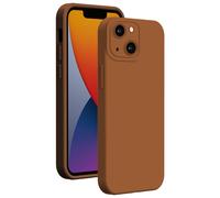 Coque pour iPhone 14 Full Protect Silicone Taupe Bigben