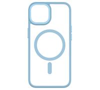 Coque pour iPhone 14 Hybrid Soft avec Snap Compatible MagSafe Bleu