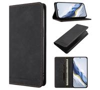 Coque pour iPhone 14 / iPhone 13 Etui Magnétique [RFID Blocage] [Fentes pour Cartes] Portefeuille Premium PU Cuir Etui Housse pour iPhone 14 / iPhone 13, Noir