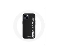 Coque pour Iphone 14 - Maniacase - Logo AMG - Carbone Texture - Rigide - Sportif