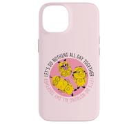 Coque pour iPhone 14 Minions Let's Do Nothing All Day Together Cute Group Shot