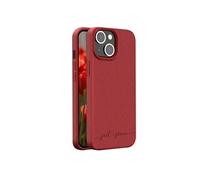 Coque pour iPhone 14 Modèle Natura Compatible avec Recharge Sans Fil Rouge