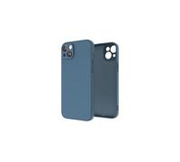 Coque pour iPhone 14 Modèle Smoothie Soft Touch en TPU Bleu