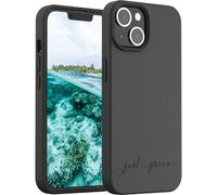 Coque pour iPhone 14 Natura Eco-conçue Noire Just Green