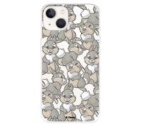 Coque pour iPhone 14 Officielle Bambi Tambour Patrons pour protéger votre téléphone portable Coque en silicone souple sous licence officielle Disney