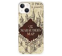 Coque pour iPhone 14 Officielle Harry Potter The Marauders Map Fond pour protéger votre téléphone Coque en silicone souple sous licence officielle Harry Potter
