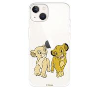 Coque pour iPhone 14 officielle Le Roi Lion, Simba et Nala Mirada Complice pour protéger votre téléphone. Coque en silicone souple sous licence officielle Disney