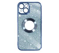 Coque pour iPhone 14 Paillette Amovible Silicone Gel Série Protecam Spark Bleu