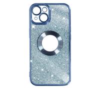 Coque pour iPhone 14 Paillette Amovible Silicone Gel Série Protecam Spark Bleu