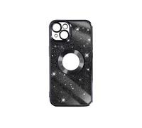 Coque pour iPhone 14 Paillette Amovible Silicone Gel Série Protecam Spark Noir