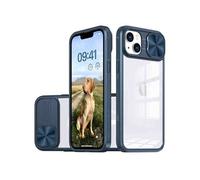 imoshion Coque arrière Camslider pour iPhone 14 - Bleu foncé