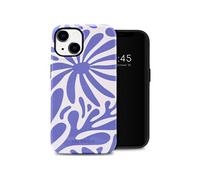 Selencia Coque arrière Vivid pour Apple iPhone 14 - Modern Bloom Sapphire Blue