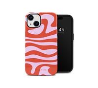 Selencia Coque arrière Vivid pour iPhone 14 - Dream Swirl Pink