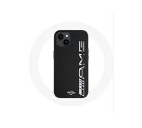 Coque pour Iphone 14 Plus Amg Logo Carbone Texture