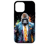 Coque pour iPhone 14 Plus Gorille Costume Singe Coloré Animaux Motif Imprimé