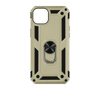 Coque pour iPhone 14 Plus Hybride Antichoc Bague de maintien Support Vidéo doré