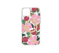 Coque pour iPhone 14 Plus MagSafe Motif Floral Roseraie Antimicrobienne Rifle Paper Rose