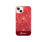 Coque pour iPhone 14 Plus Motif Bandana Elégant et Intemporel Rouge