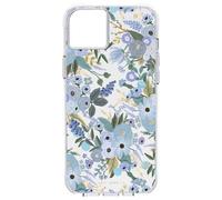 Coque pour iPhone 14 Plus Motif Floral Garden Party Antibactérienne Rifle Paper Bleu