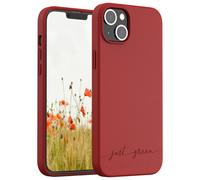 Coque pour iPhone 14 Plus Natura Eco-conçue Rouge Just Green