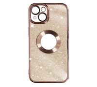 Coque pour iPhone 14 Plus Paillette Amovible Série Protecam Spark Rose Gold