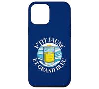 Coque pour iPhone 14 Plus Petit Jaune Et Grand Bleu - Pastis et Océan