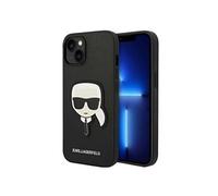 Coque Karl en cuir PU Rigide pour Apple iPhone 14 Plus/15 Plus 6,7 - noir